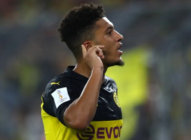 Jadon Sancho (file pic).