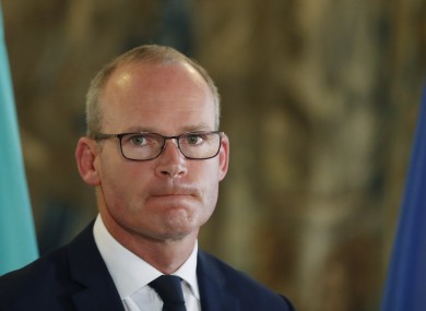 Minister for Foreign Affairs Simon Coveney (file photo)