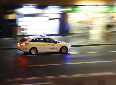 File photo of a garda car.