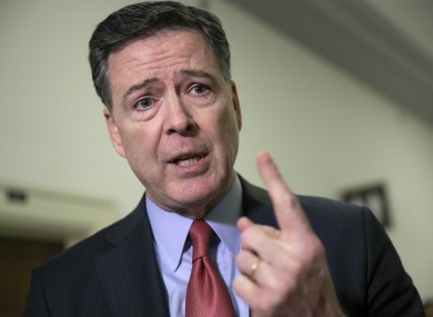 Former FBI Director James Comey.
