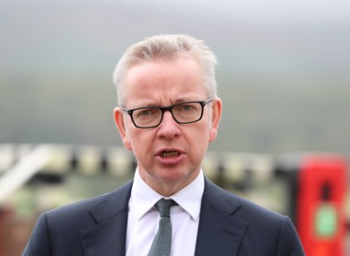Michael Gove is in charge of no-deal Brexit planning.