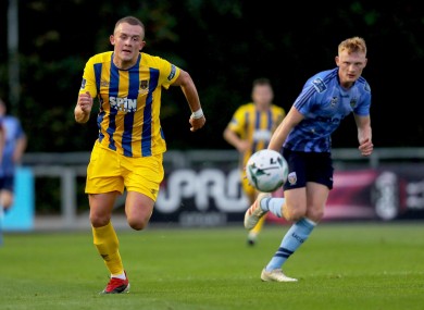 Michael O'Connor (left) was on target for Waterford.