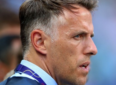 Former England defender Phil Neville.