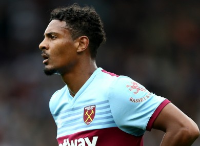 New man: Sebastien Haller.