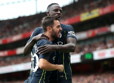 Silva and Mendy together.