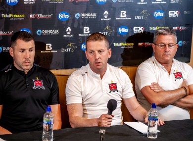 Brian Gartland with Vinny Perth and John Gill.