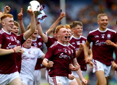 The victorious Galway team.