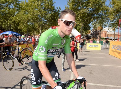 Bennett secured his second stage win at this year's Vuelta.