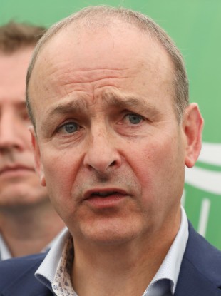 Fianna Fáil leader Micheál Martin pictured at the National Ploughing Championships last week.