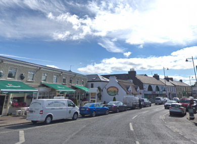 Oughterard, Co Galway where hundreds gathered over the weekend to protest any possible opening of a Direct Provision centre in the town.