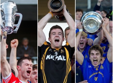 Seamus Harnedy, Tony Kelly and Ian Maguire were county winning captains last year.