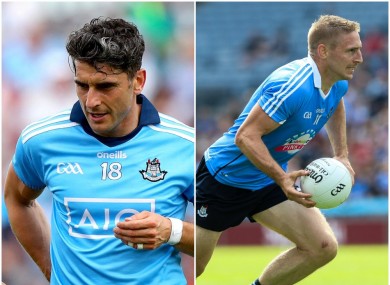 Bernard Brogan and Eoghan O'Gara are seasoned forwards in the Dublin ranks.