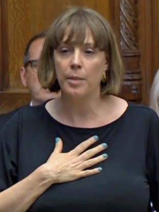 Labour MP Jess Phillips in the House of Commons last night.