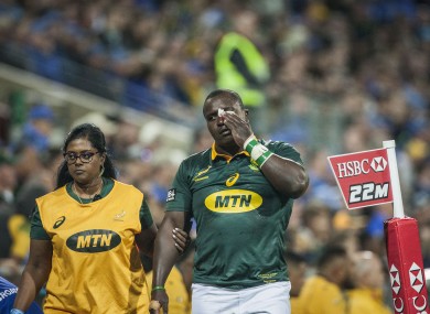 Nyakane sustained a knee injury but is set to recover in time for the All Blacks showdown.
