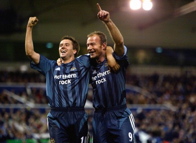 Owen and Shearer in happier times.