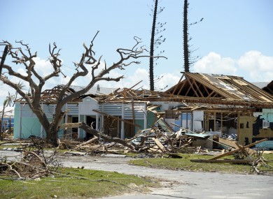 Homes were flattened across the Bahamas by Hurricane Dorian.