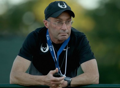 Athletics coach Alberto Salazar.