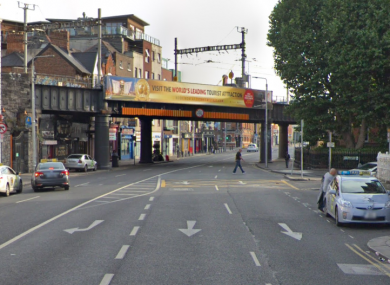 A section of Amiens Street in Dublin.