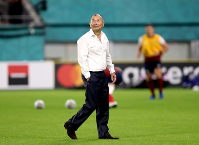 England head coach Eddie Jones.