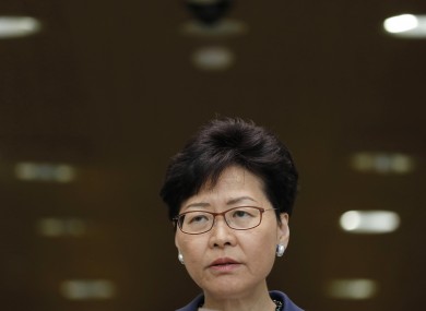 Hong Kong Chief Executive Carrie Lam.