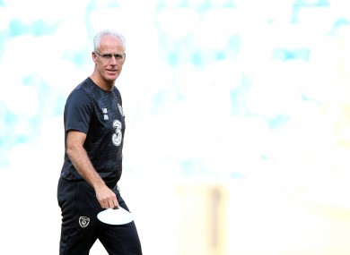 Ireland manager Mick McCarthy.