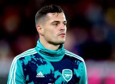 Granit Xhaka (file pic).
