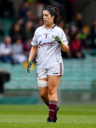 Lisa Murphy of Galway during the 2019 TG4 Connacht Ladies Senior Football Final replay between Galway and Mayo at the LIT Gaelic Grounds in Limerick.