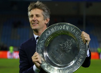 Ajax chief Edwin van der Sar.