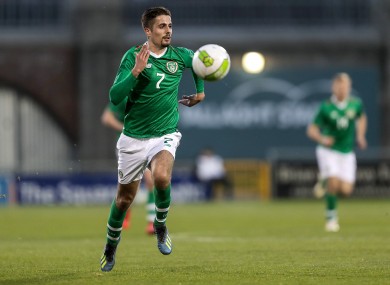 Zack Elbouzedi scored Ireland's winning goal as they beat Armenia last week.