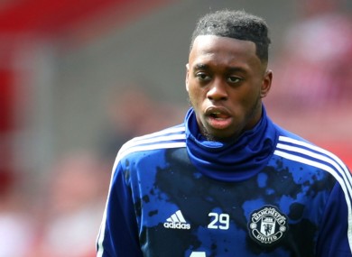 Aaron Wan-Bissaka (file pic).