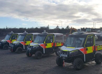 The contract in dispute relates to all-terrain vehicles supplied to the Irish Coast Guard.