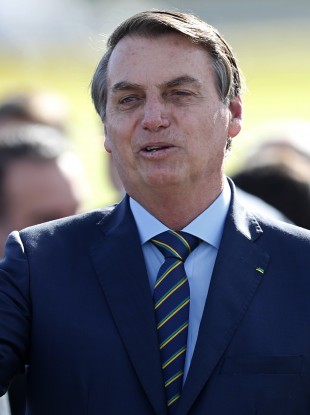 Bolsonaro was previously criticised for his handling of the Amazon fires.
