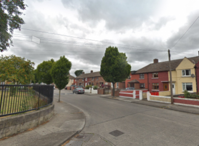 The junction where the crash occurred on Friday.
