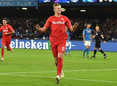 Erling Haaland says he's not bothered by the transfer speculation.