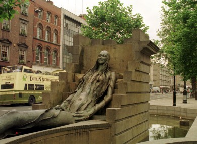 The mall was to be located beneath the Anna Livia fountain on Dublin's O'Connell Street