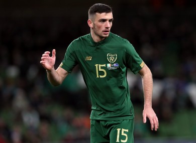 Troy Parrott made his Ireland debut against New Zealand last month.