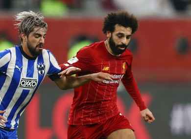 Rodolfo Pizarro and Mohamed Salah.