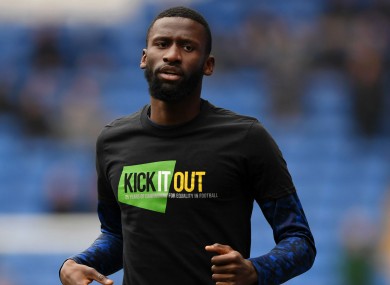 Chelsea defender Antonio Rudiger