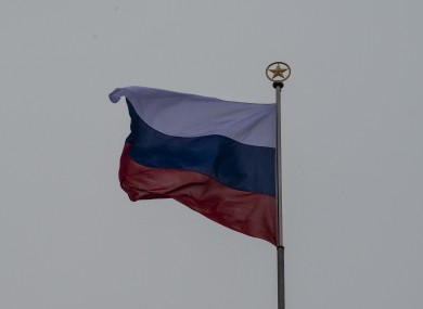 The Russian flag (file pic).
