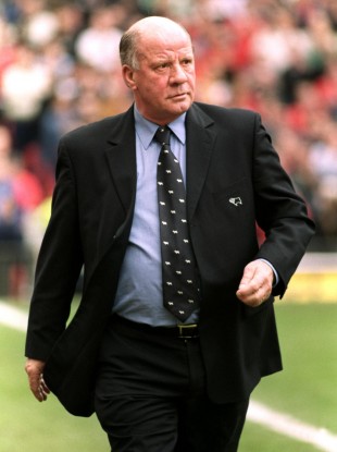 Smith managing Derby County in 2001.