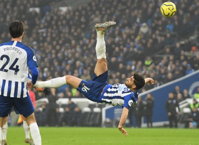 Alireza Jahanbakhsh scores against Chelsea