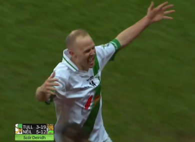 Tommy Walsh celebrates at full-time.