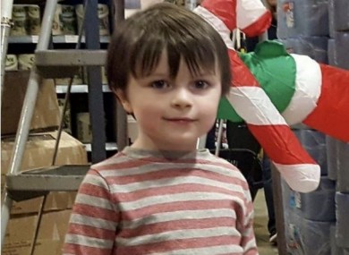A family photograph of Cillian O’Driscoll.