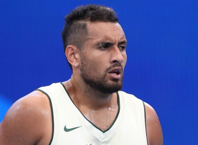 World number 30 Nick Kyrgios.