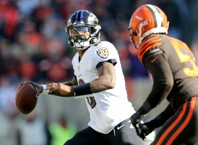 Jackson: 36 TDs and 6 INTs this season.