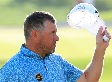 Lee Westwood at the Abu Dhabi HSBC Championship