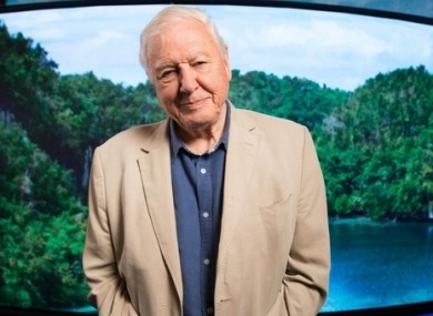 David Attenborough has issued the warning amid growing global concerns about climate change.