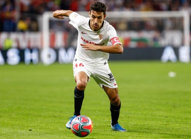Sevilla's Jesus Navas (file pic).