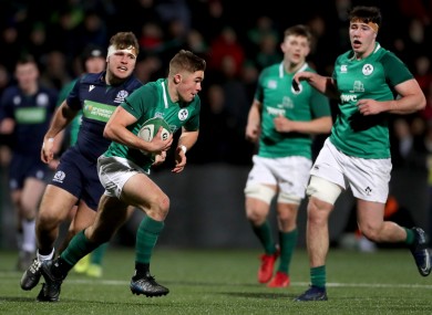 Crowley looks to attack in Cork last night.