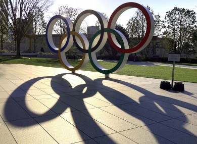 The Olympic Monument at the 2020 Tokyo Olympic Stadium.
